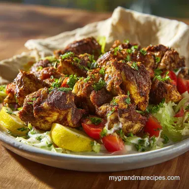 Sheet Pan Chicken Shawarma for 4 Servings Recipe Card