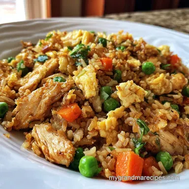 Chicken Fried Rice Recipe in 25 Minutes Recipe Card