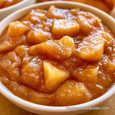 Slow Cooker Maple Applesauce: 8 Servings Recipe Card