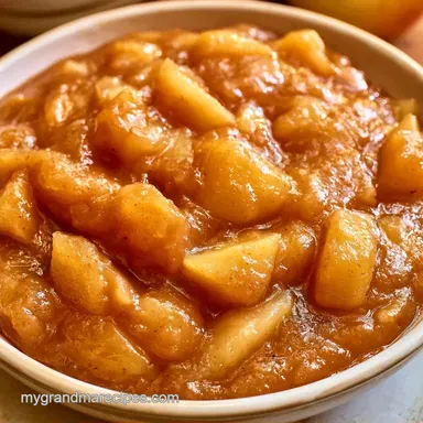 Slow Cooker Maple Applesauce: 8 Servings