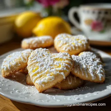 Sugar Crusted Lemon Cookies in 25 Minutes Recipe Card