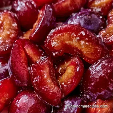 Summer Fruit Plum Salad with Feta Recipe Card