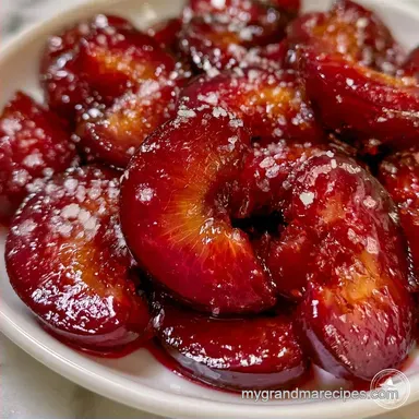 Summer Fruit Plum Salad with Feta