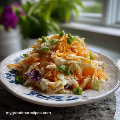 Coleslaw Recipe That Holds Its Crunch Recipe Card