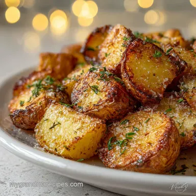 Roasted Potatoes Recipe for 5 Servings Recipe Card