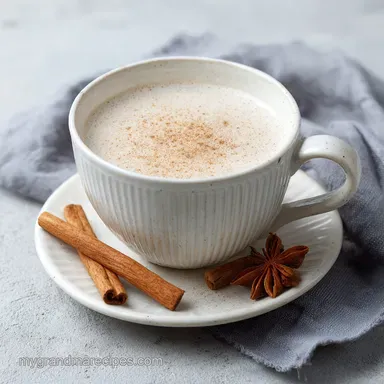 Vanilla Atole Recipe with Masa Harina for 4 Servings Recipe Card