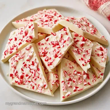 White Chocolate Peppermint Candy: Creamy Recipe Card