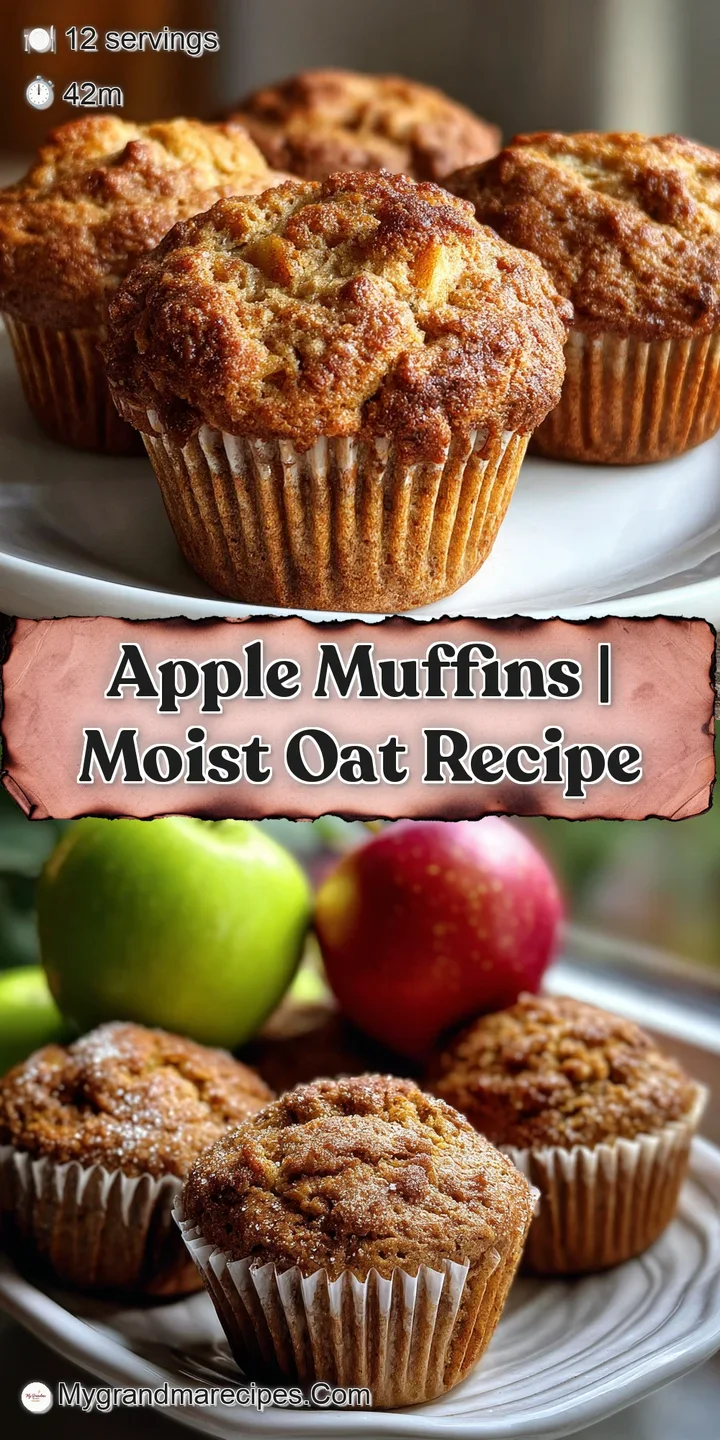 Close-up of an apple muffin, showcasing a golden-brown crust, moist interior, and visible pieces of soft, baked apple within.