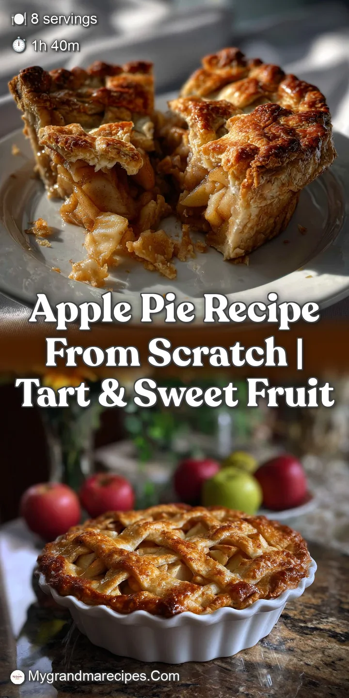 Close-up of bubbling apple pie filling, showing juicy slices of fruit beneath a crispy, golden brown crust.