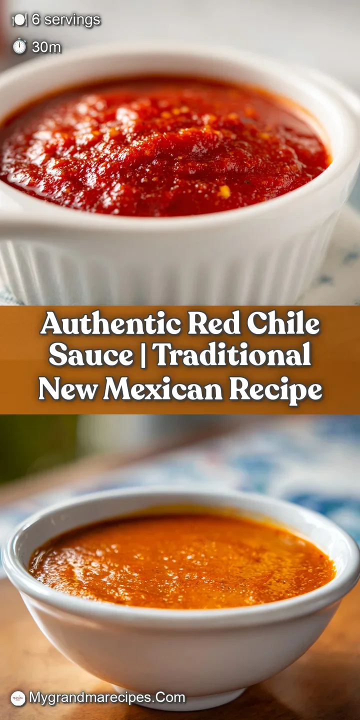 Close-up of bubbling, intensely red chile sauce, showing its thick, luscious texture.