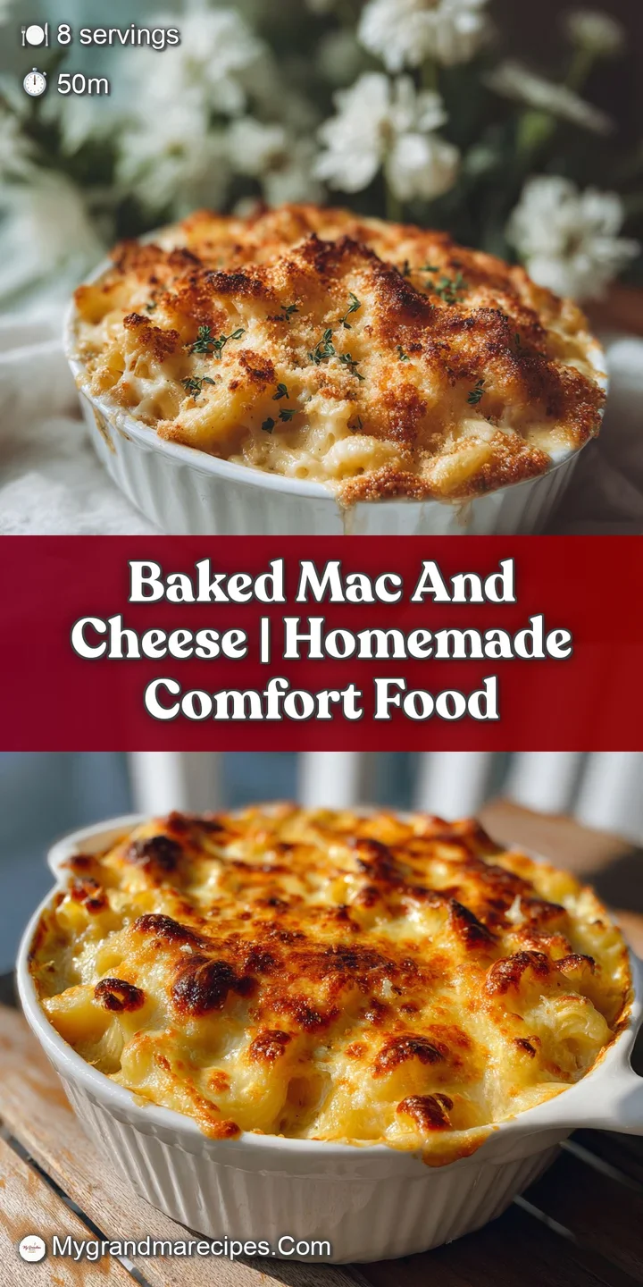 Close-up of bubbling, cheesy mac and cheese. Sharp cheddar and toasted breadcrumbs create a tempting, textured surface.