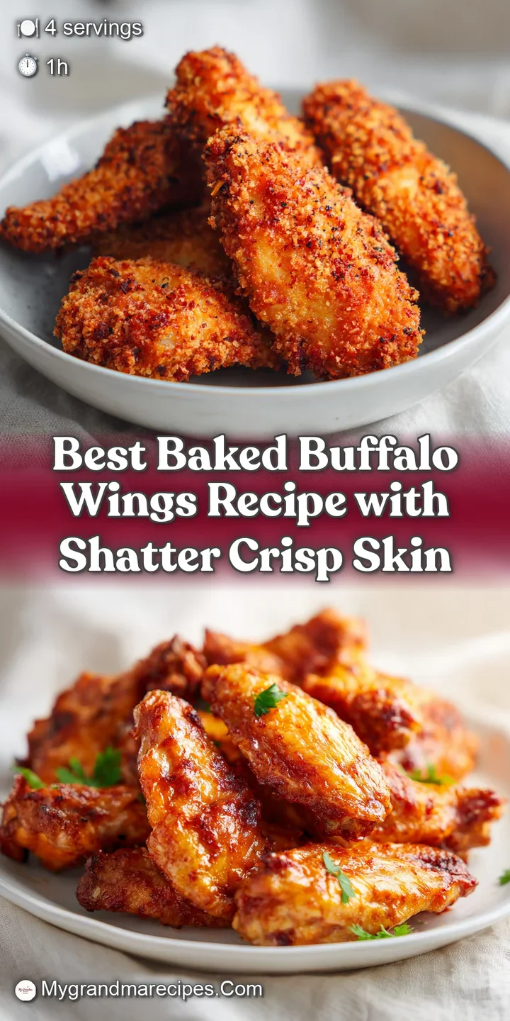 Close-up of a juicy buffalo wing coated in a glossy, spicy sauce. Texture of crispy skin, ready to be devoured. Slightly c...
