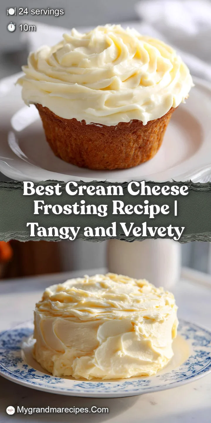 Up-close, the velvety texture of cream cheese frosting is clear. Soft peaks hint at its light, airy nature. Irresistibly s...