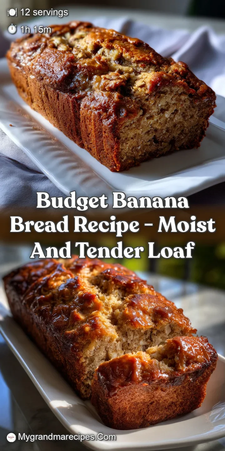 Close-up of a moist banana bread slice, showcasing a soft, tender interior studded with banana pieces. Appealing textures ...