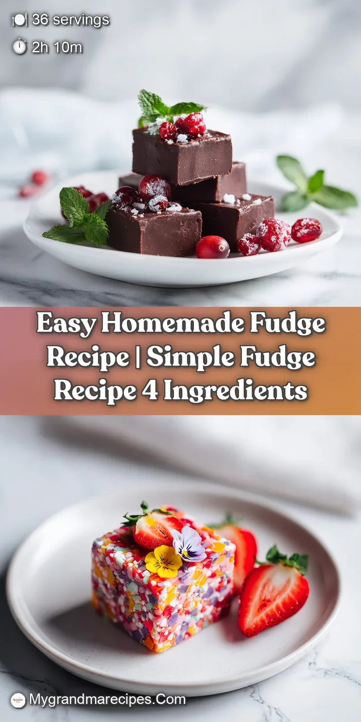 Close-up of a deep brown fudge square revealing a dense, slightly crumbly yet smooth texture.