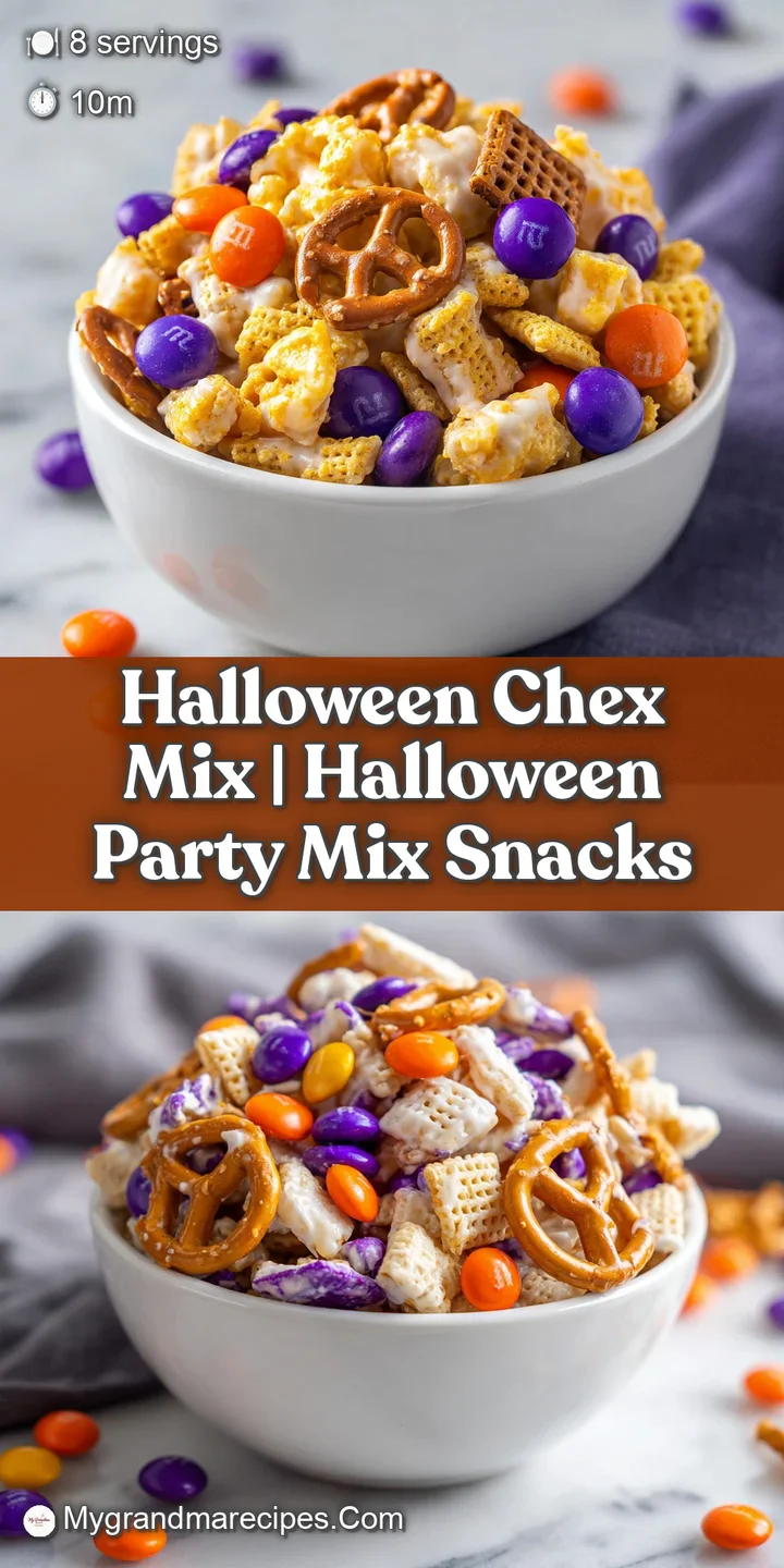 Close-up of glossy orange-coated cereal and salty pretzels with tiny shimmering sugar crystals and vibrant colors.