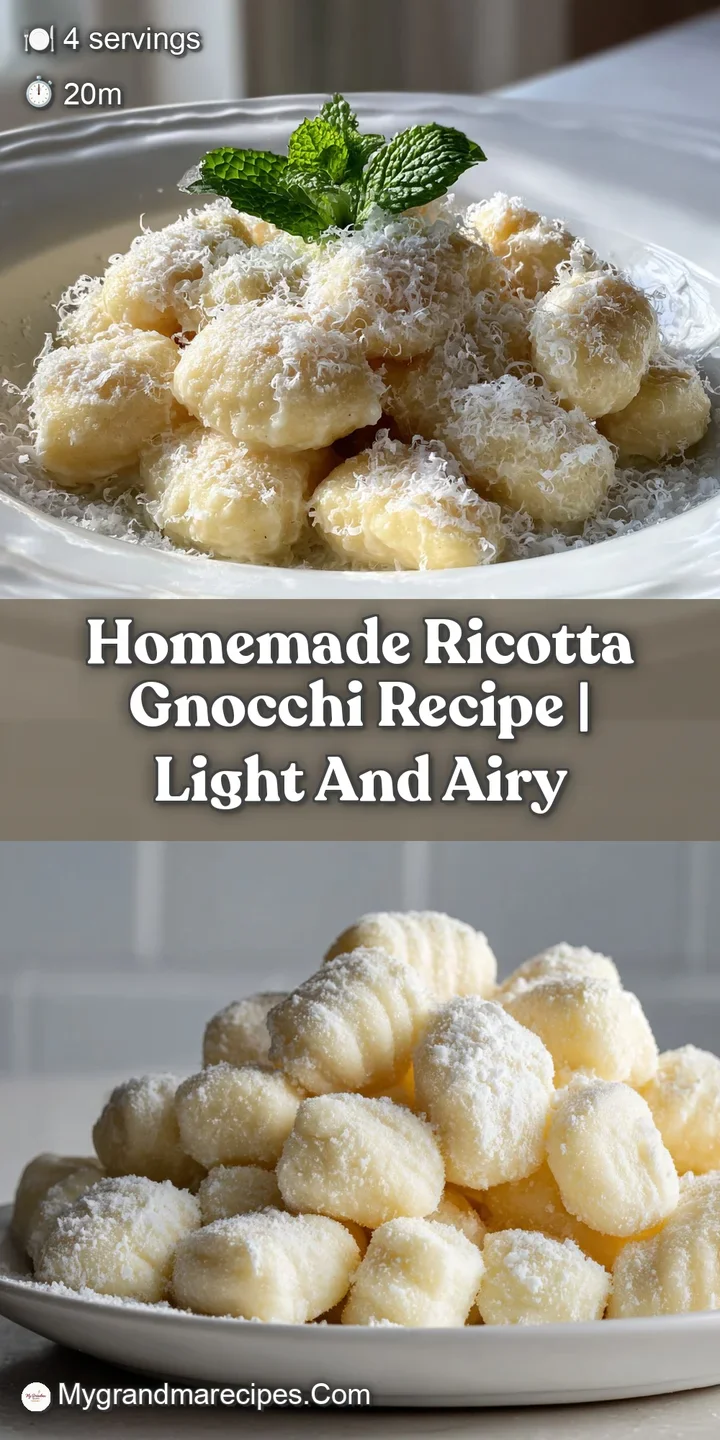 Close-up shot of pillowy gnocchi, showcasing their soft texture. Lightly browned and glistening with a savory, herbed sauce.