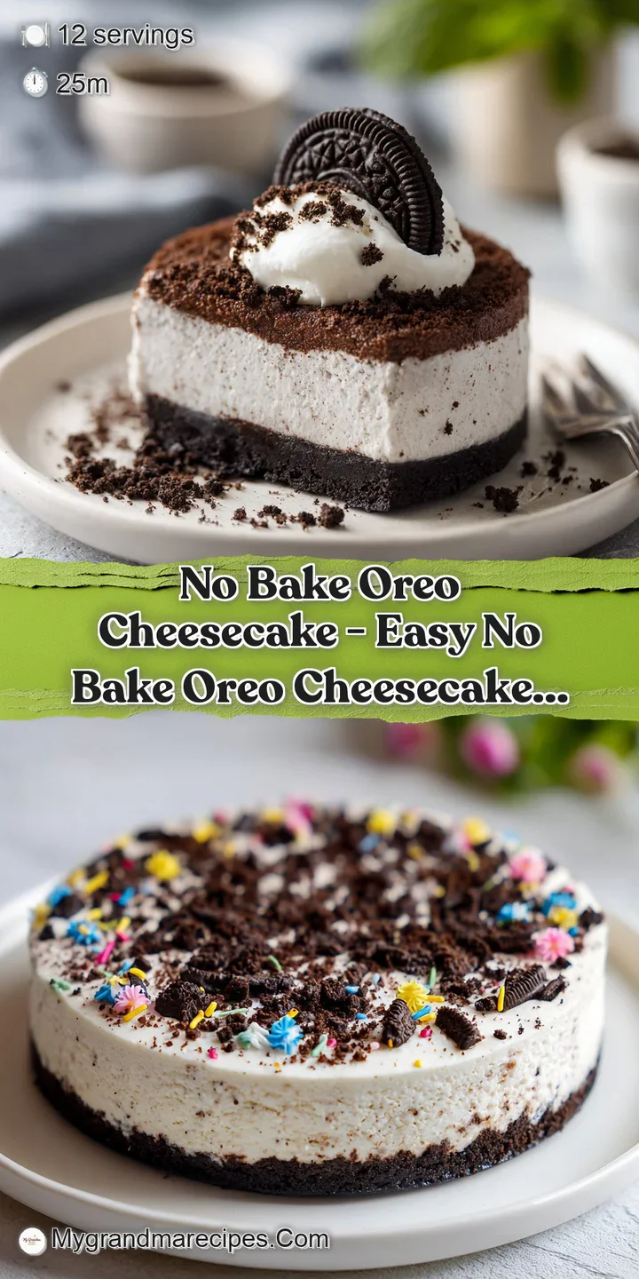 Close-up of a rich, smooth cheesecake with visible chunks of dark chocolate cookie pieces.