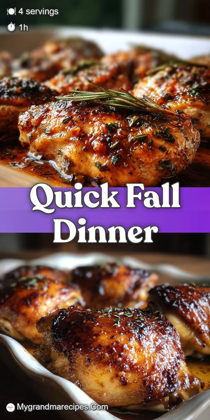 Close-up: glistening roasted chicken thigh with crispy skin. Root vegetables offer vibrant color, with slightly charred ed...
