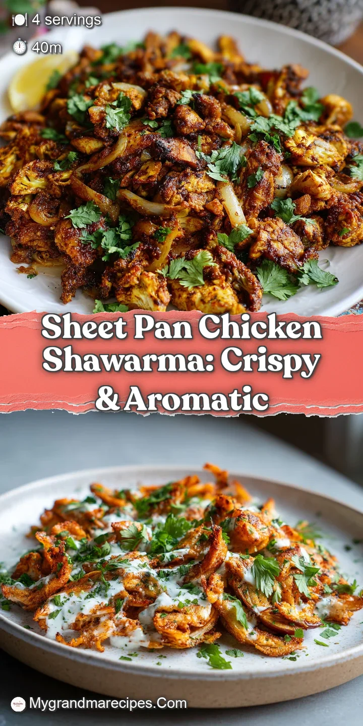 Close-up of glistening chicken shawarma, showing charred edges and vibrant spices; a tantalizing preview of a flavorful meal.