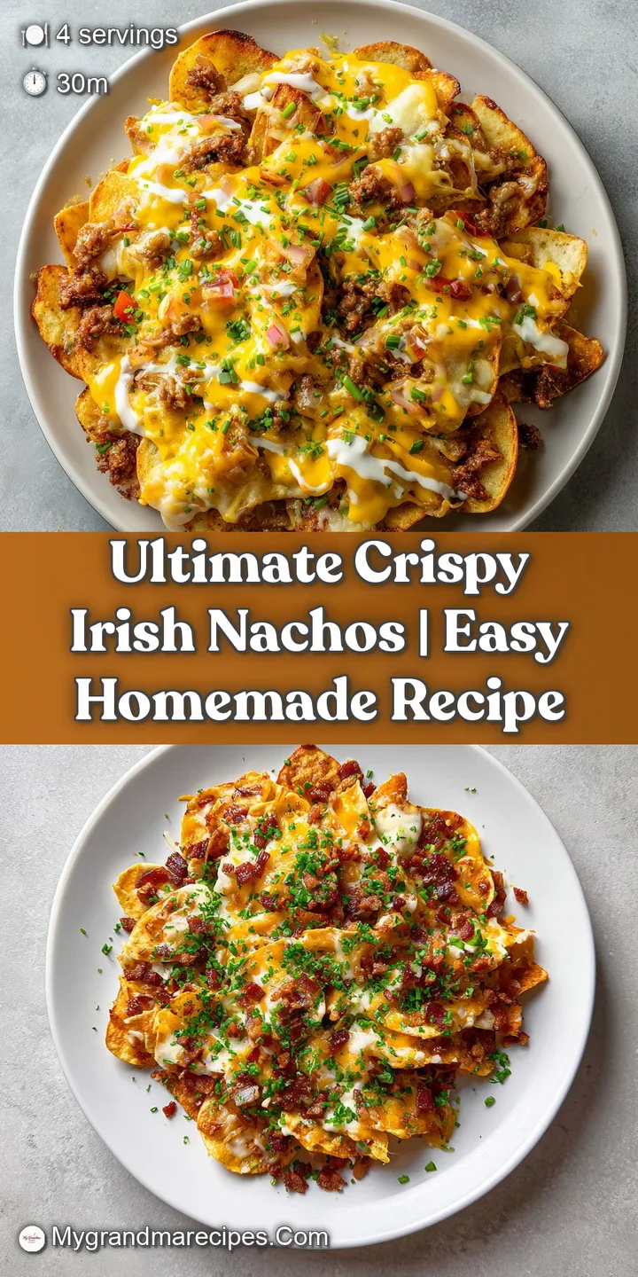 A close-up view of a crispy, golden waffle fry, generously topped with rich, melted cheddar cheese and bits of beef.