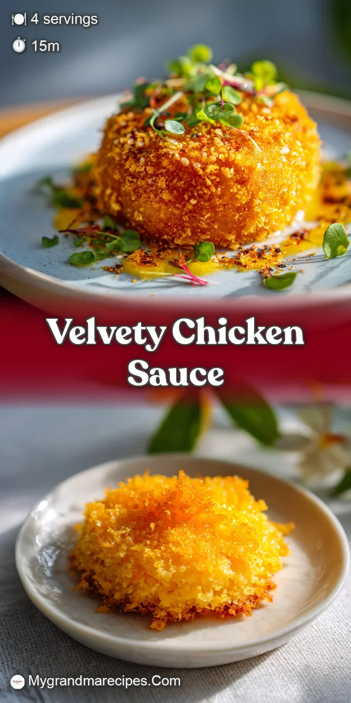 Close-up view showcasing the glistening, sticky texture of glazed chicken. Steam rises from the dish, hinting at its warm,...