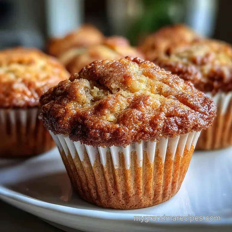 A single, moist apple muffin with a light dusting of sugar, presented on a linen napkin, highlighting its tender crumb.