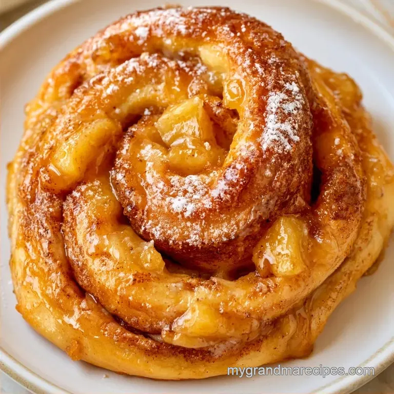 Apple Pie Filling Cinnamon Rolls in 30 Minutes