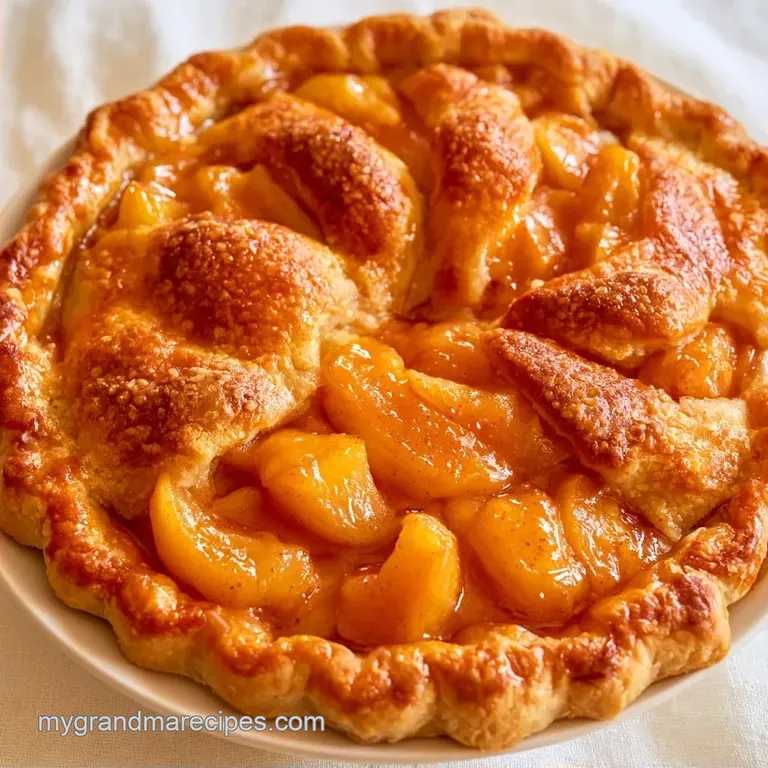 Golden Apple Pie with Canned Apple Pie
