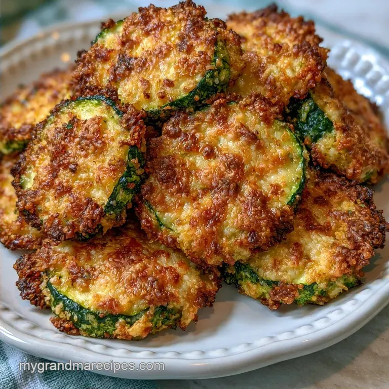 Crispy Baked Parmesan Zucchini