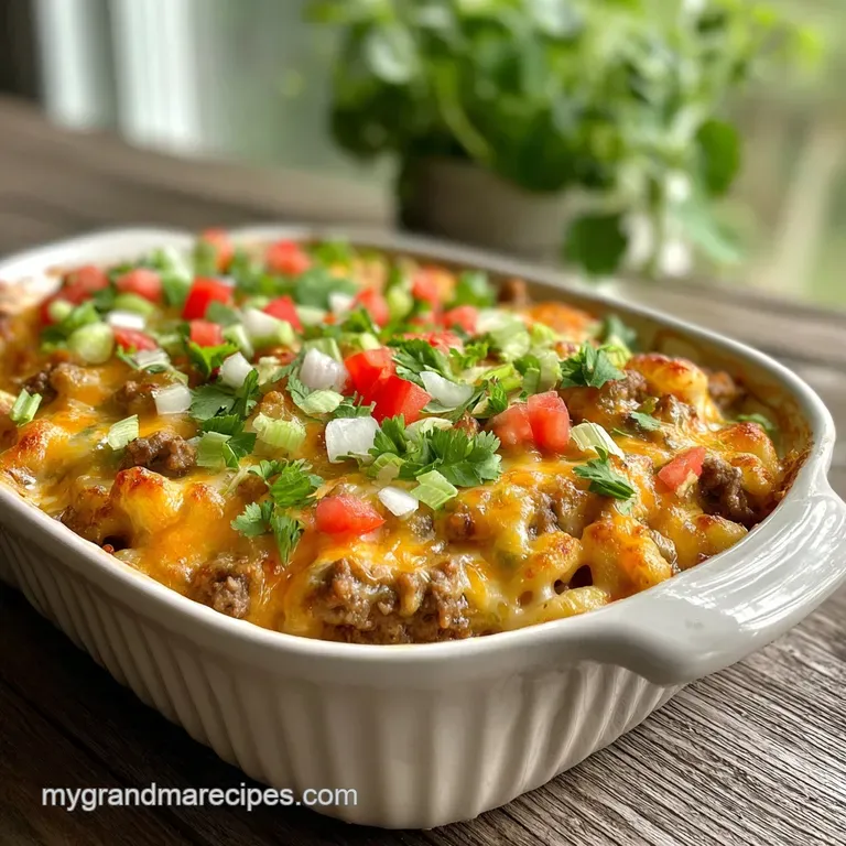 Big Mac Tot Casserole