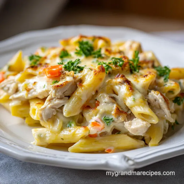 Chicken Penne Casserole: Creamy Baked Comfort