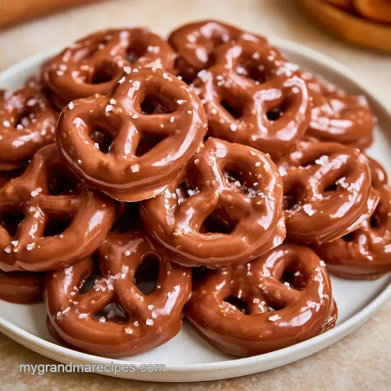 Guilt-Free Chocolate Covered Pretzels