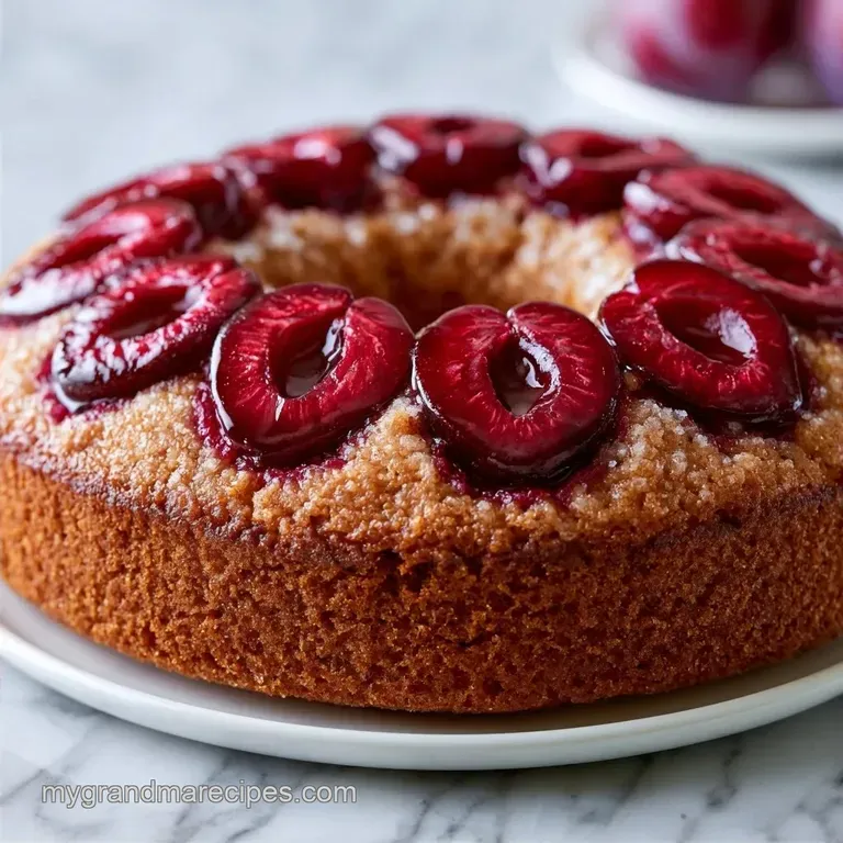 Guilt-Free Cinnamon Plum Cake