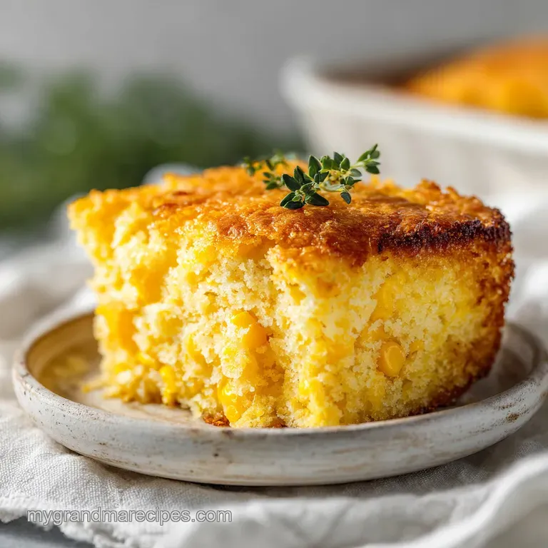 Corn Casserole: Golden and Creamy