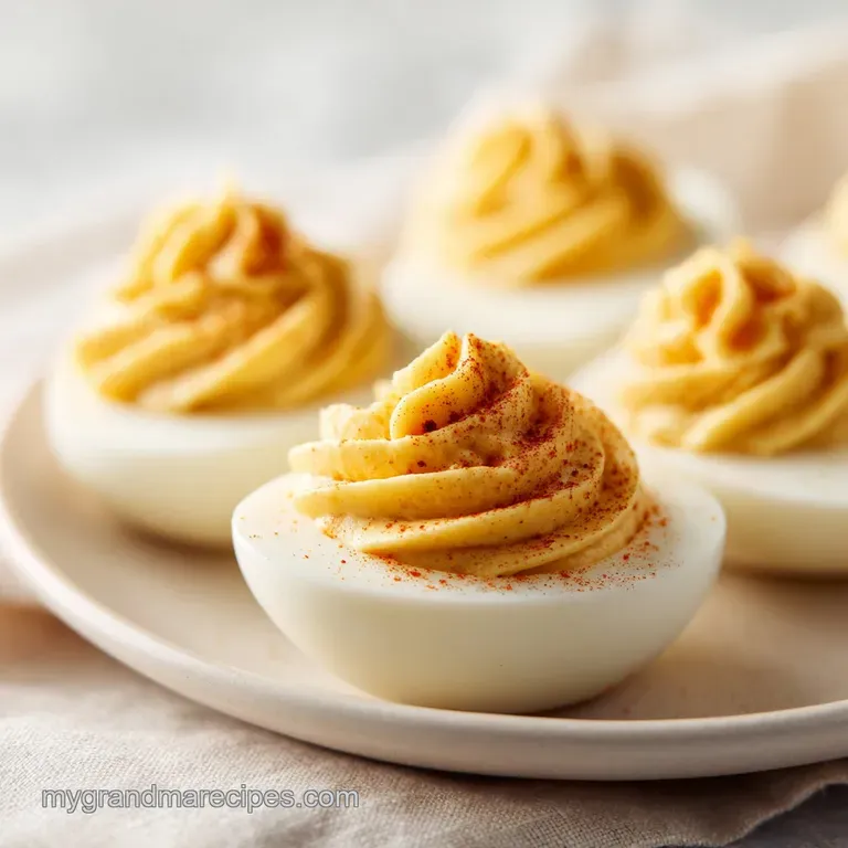 Classic Deviled Eggs: Creamy and Tangy
