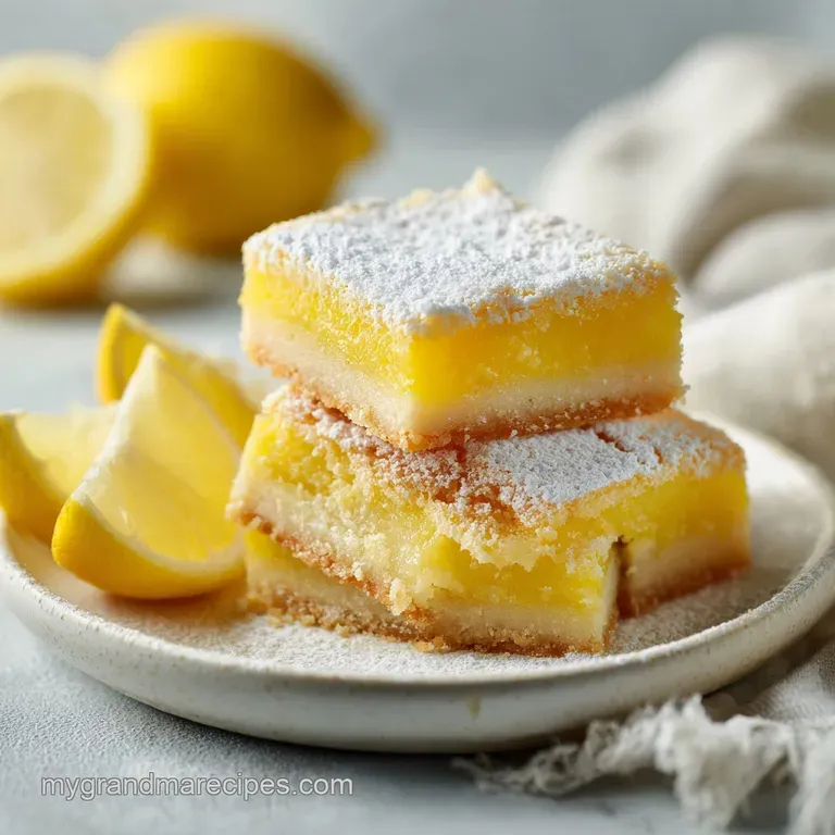 Classic Lemon Bars: Tart and Buttery