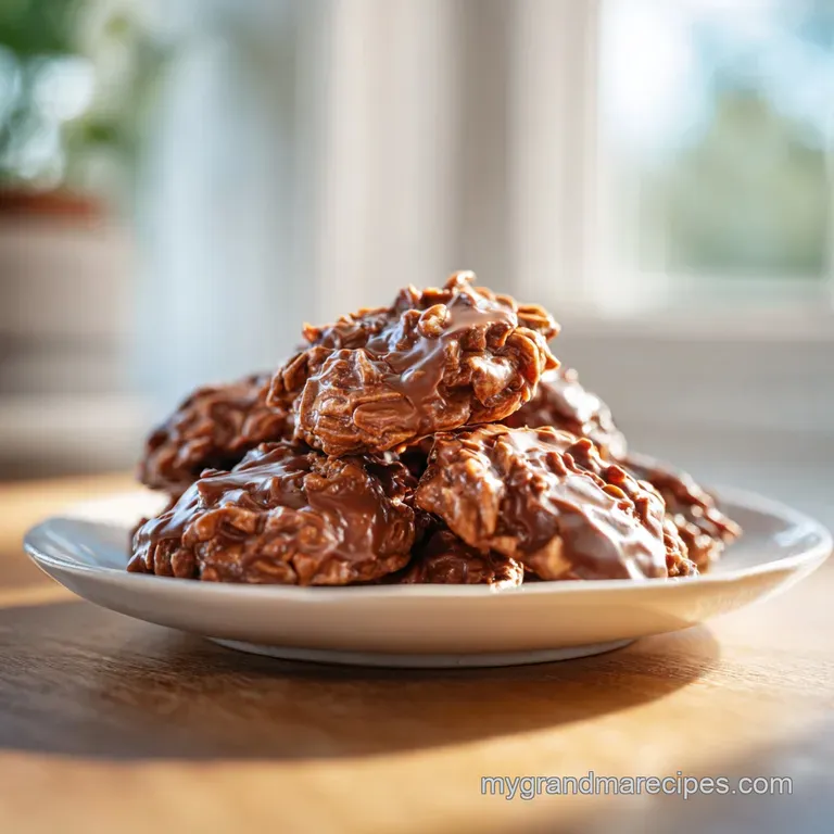 Classic No Bake Cookies: Fudgy and Chocolatey