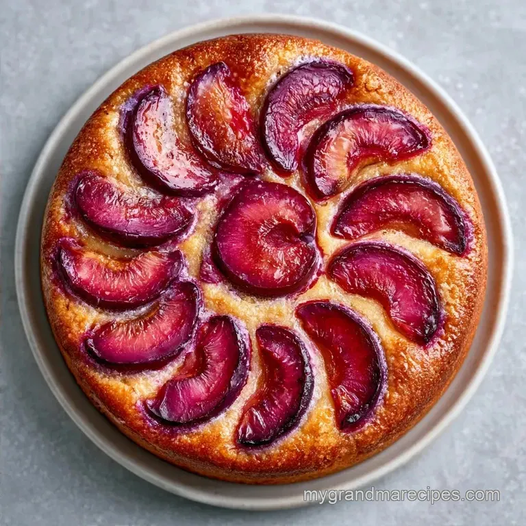 Classic Plum Dessert with Fresh Plums