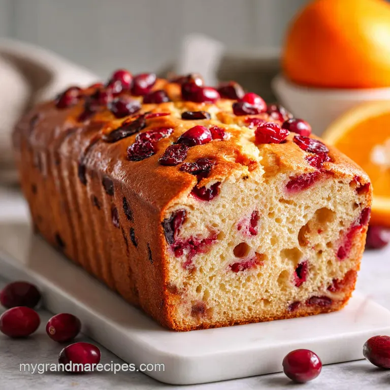 Cranberry Bread: Moist & Tangy
