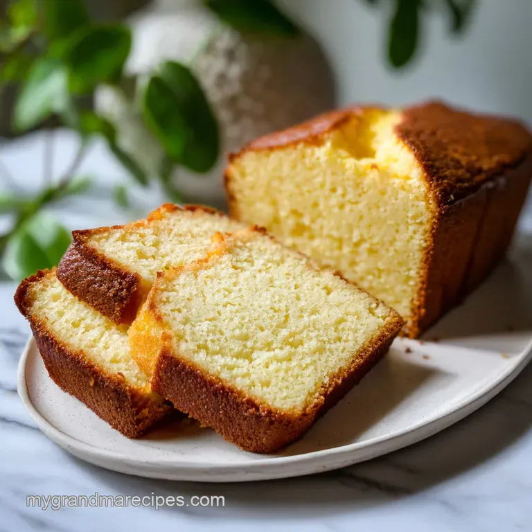 Cream Cheese Pound Cake Recipe: Velvety Crumb