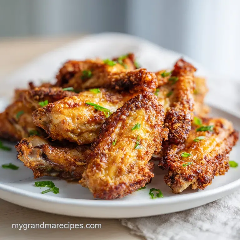 Air Fryer Frozen Chicken Wings: Crispy and Golden