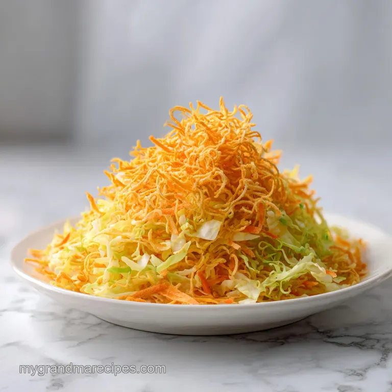 Crunchy Asian Ramen Noodle Salad: Toasted and Zesty