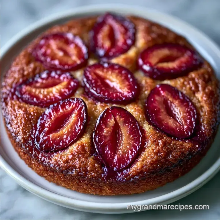 Easy Plum Cake with a Cinnamon Crunch