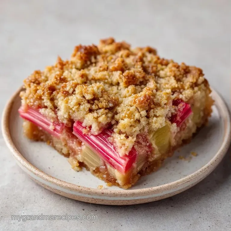 A slice of warm fruit crumble topped with a dollop of melting vanilla ice cream on a white ceramic plate.