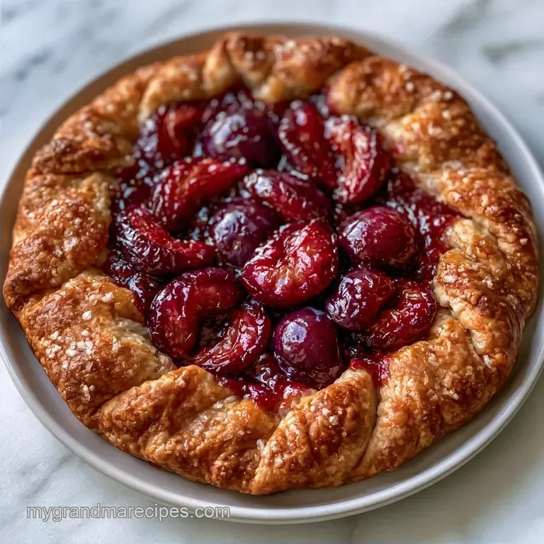 Rustic Fresh Plum Galette