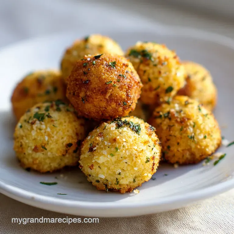 garlic parmesan meatballs
