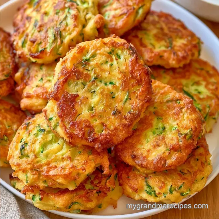 Crispy Gluten Free Zucchini Fritters