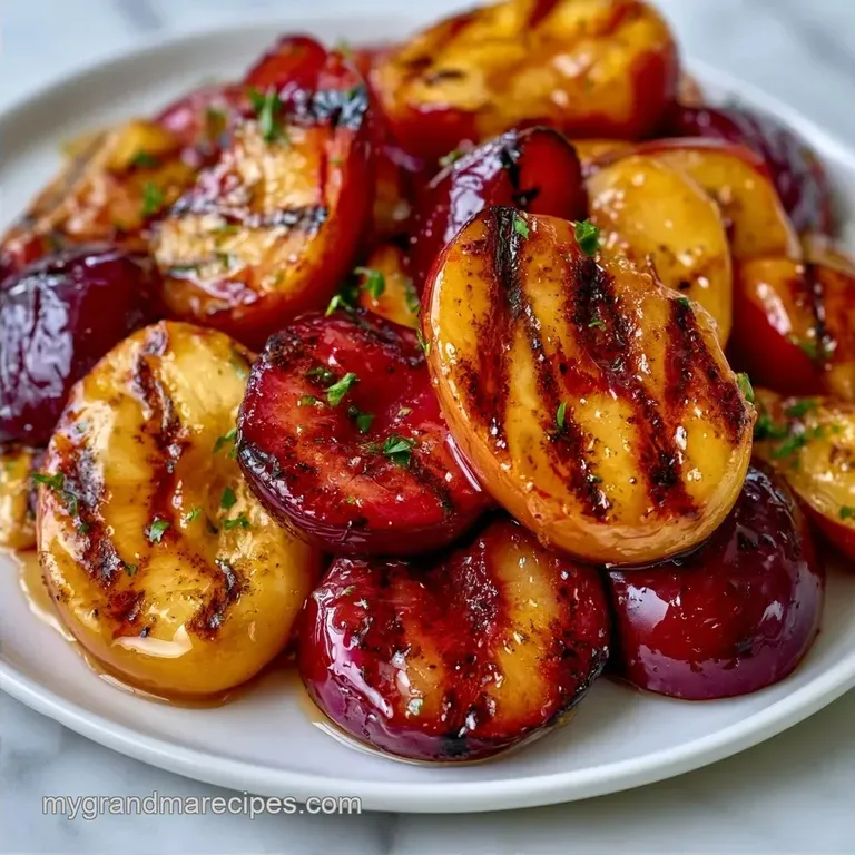 Grilled Stone Fruit Dessert: Caramelized and Smoky