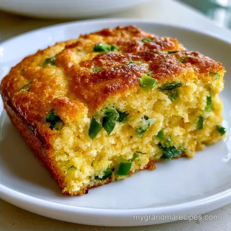 Hatch Chile Cornbread: Golden and Tender